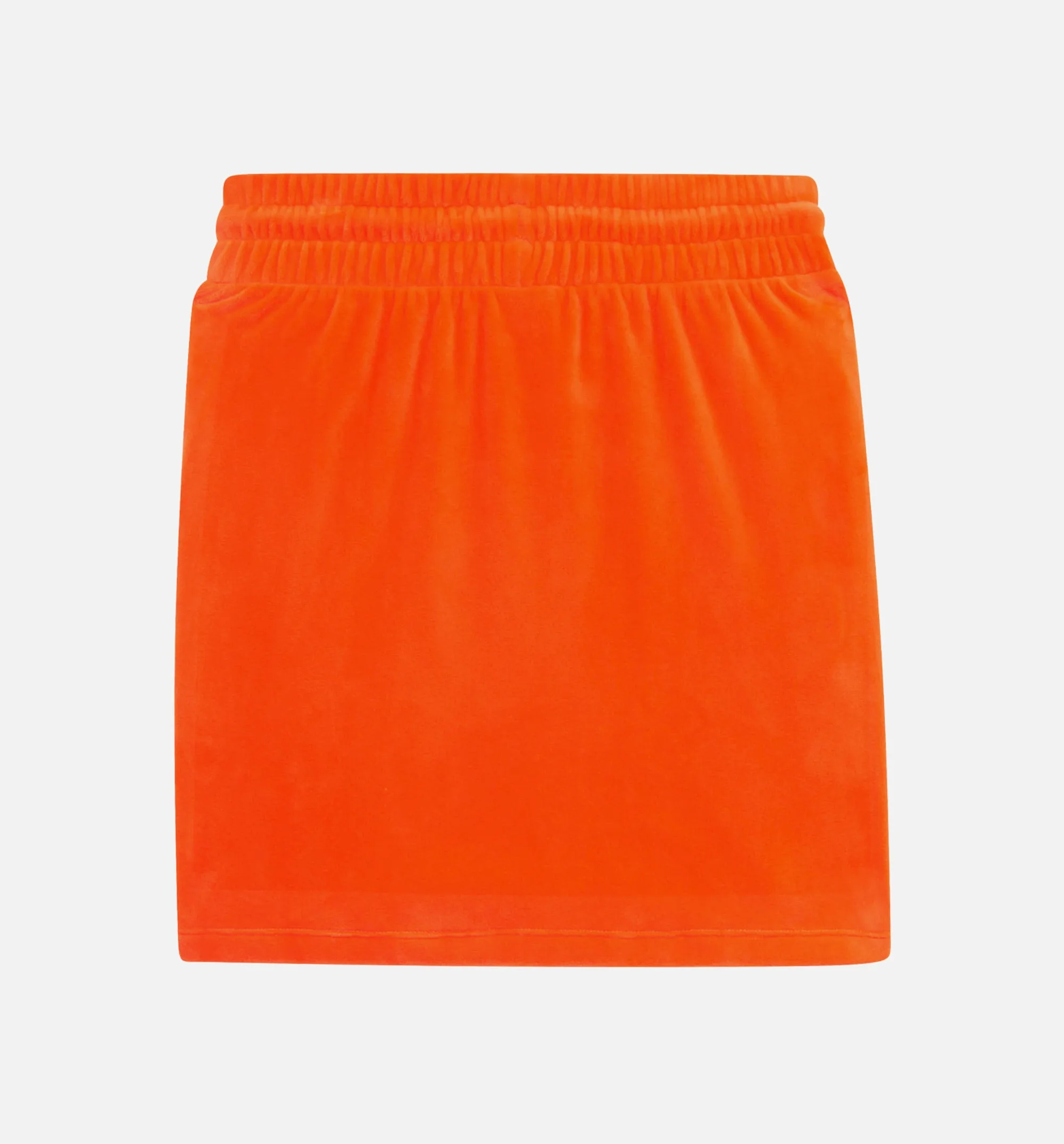 Jeremy Scott Women's Orange Velour Skirt