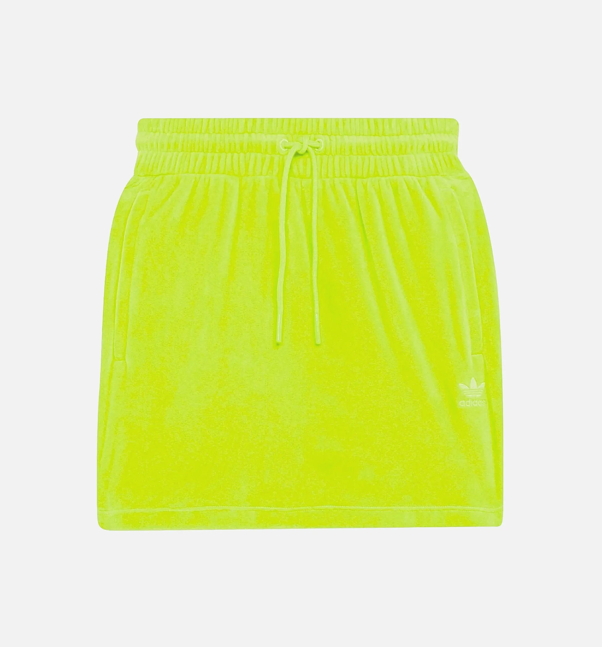 Jeremy Scott Yellow Velour Skirt - Women's Skirt