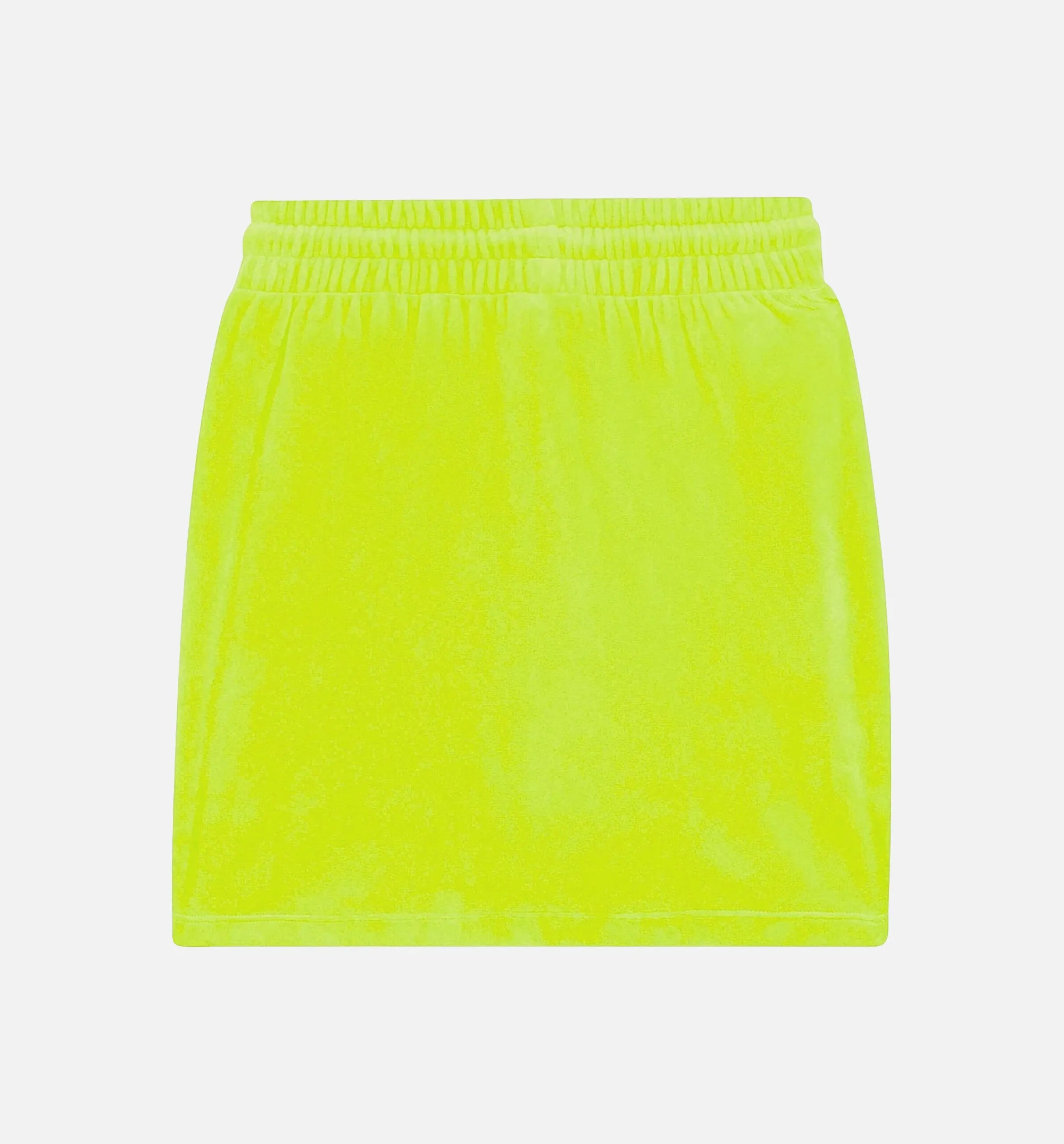 Jeremy Scott Yellow Velour Skirt - Women's Skirt