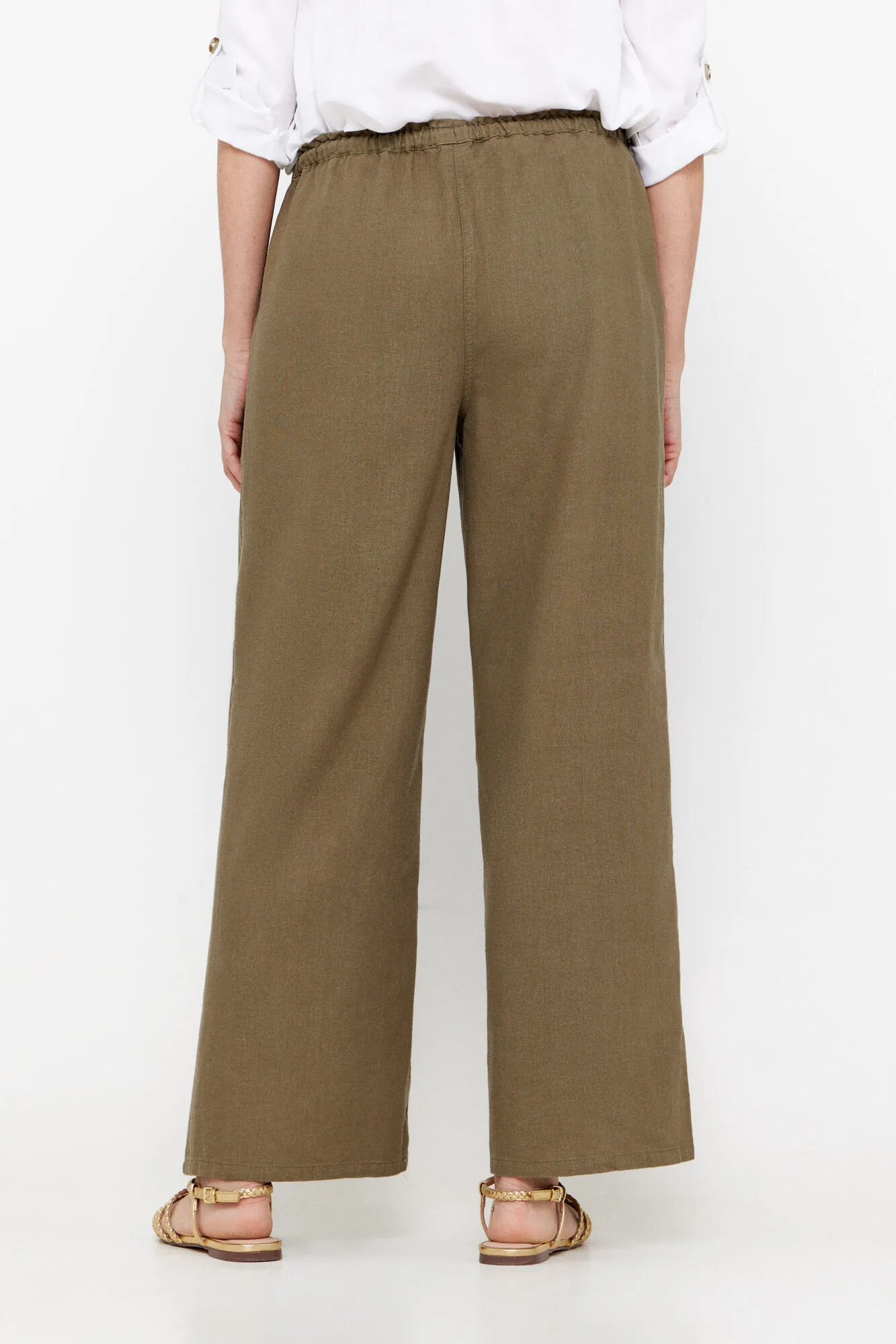 Linen pyjama trousers