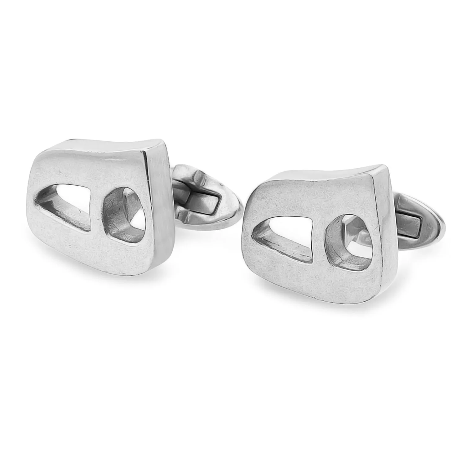 Luna Cufflink Steel