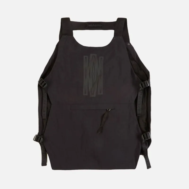 Maharishi Veg Dyed Tactical Cargo Vest 6390-Black