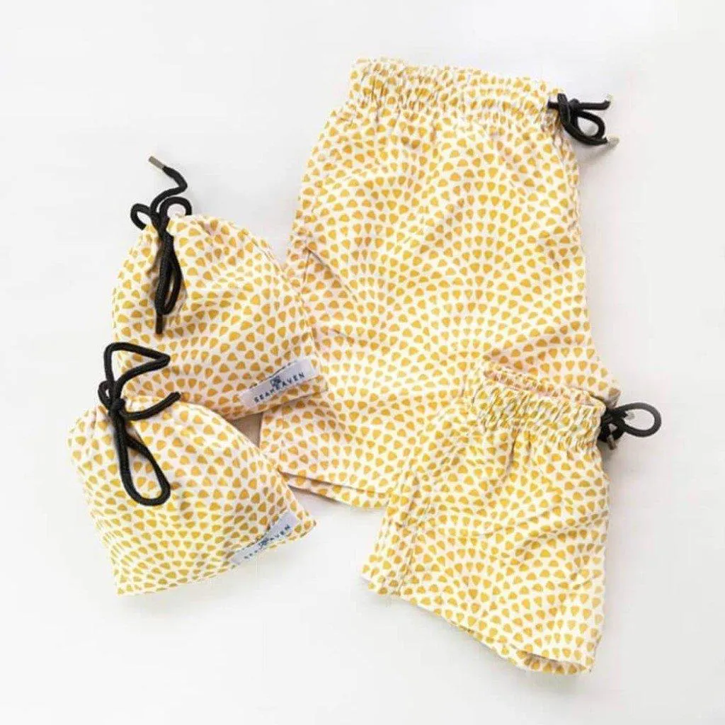 Matching Swimwear, Boys' Board Shorts, Lemon Drops