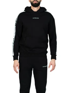 MB CONTRAST TAPING HOODIE BLACK | BLACK