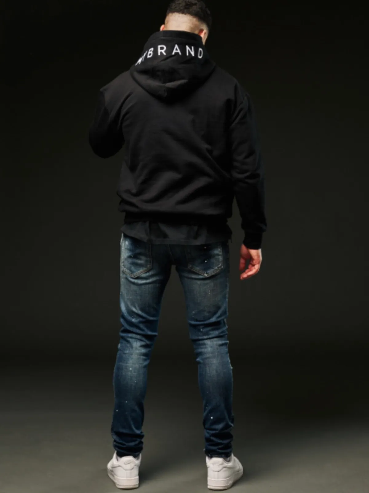 MB HEXAGON PATCH HOODIE BLA | BLACK