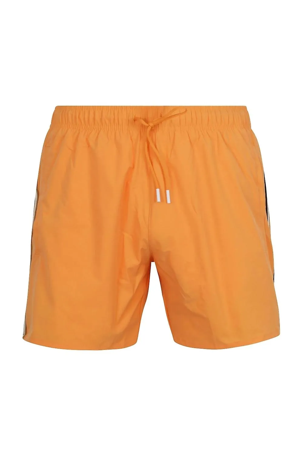 Men's BOSS Swimwear Boss Black Iconic Swim Short Medium Orange