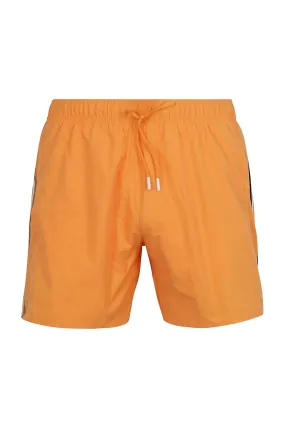 Men's BOSS Swimwear Boss Black Iconic Swim Short Medium Orange