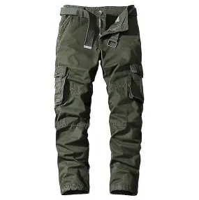 Men's Multi Pocket Hiking Trousers Breathable Outdoor Trousers Work Pants