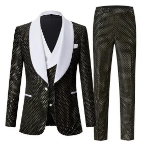 Men's Suit Slim Fit for Daily Business Wedding