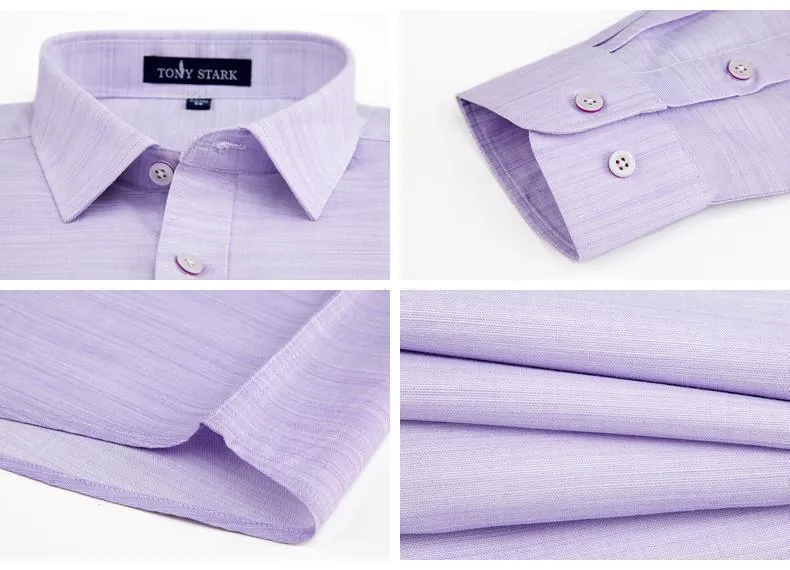 Men's Dress Shirts Cotton Linen Shirts