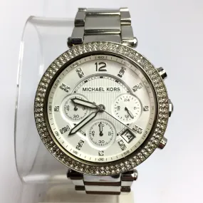 MICHAEL KORS Chronograph Quartz 39mm Steel Crystals Watch