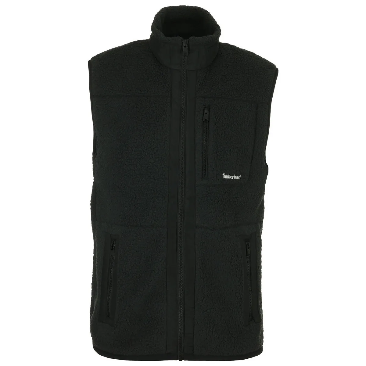 Mix Media Sherpa Fleece Vest