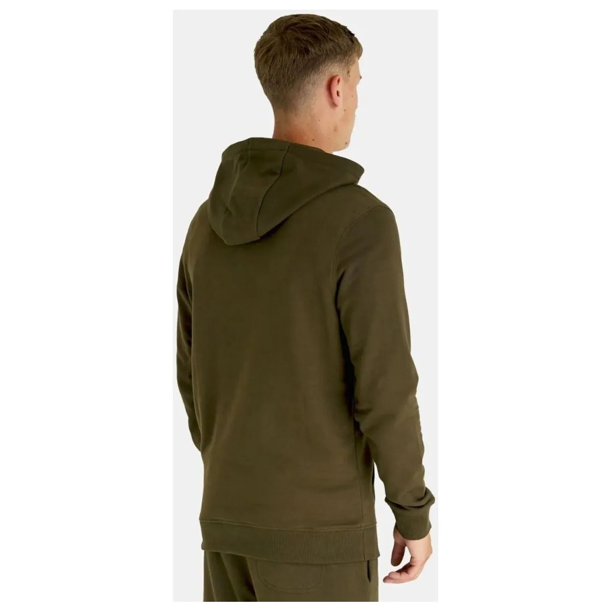 ML416TON TONAL PULLOVER HOODIE-W485 OLIVE