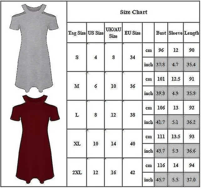 Mujeres Plain Cold Shoulder Short Sleeve Mini Dress Summer Casual Shift Dresses High Quality