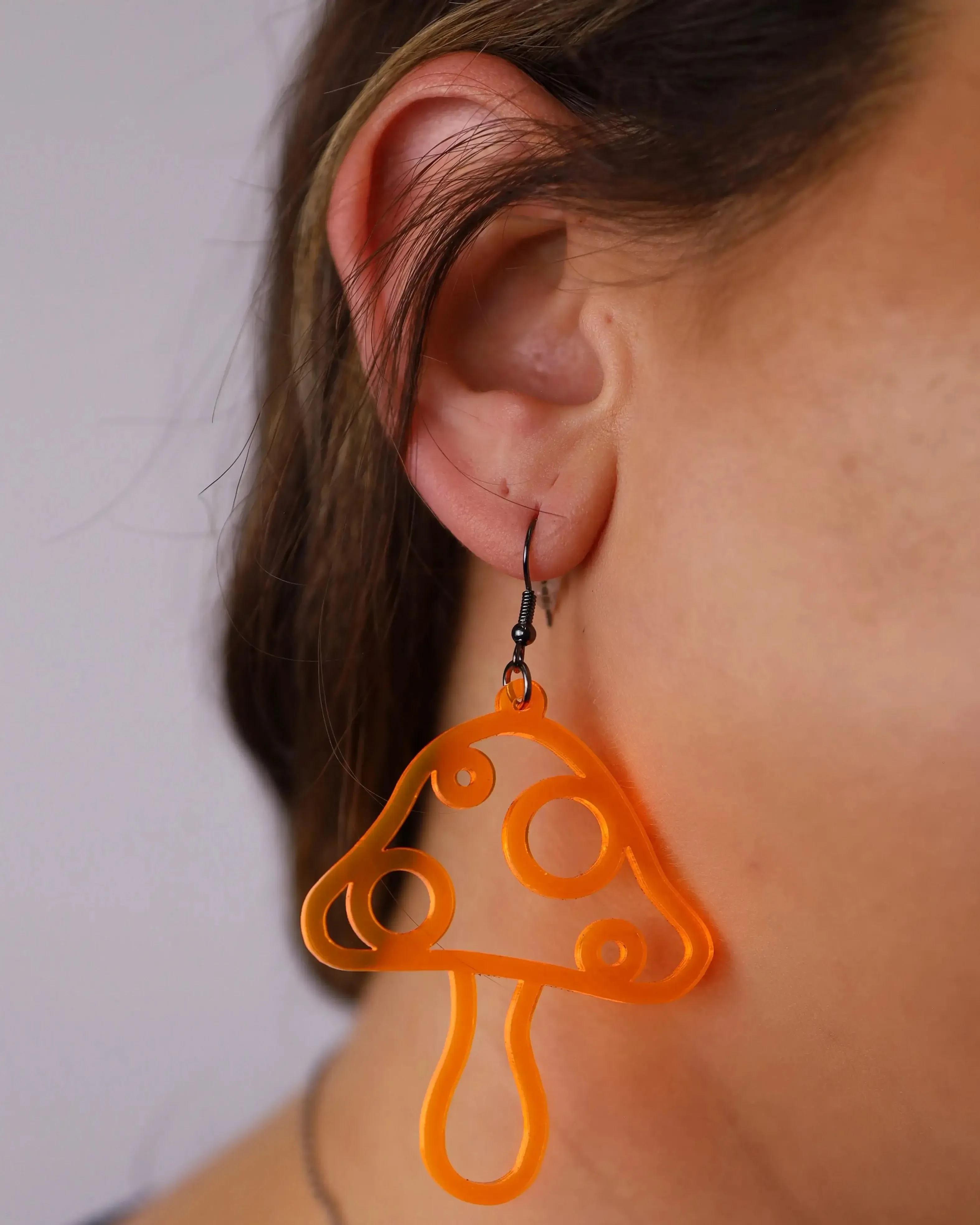 Mushroom Cutout Earrings