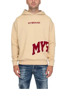 MYBRAND Bold Emblem Hoodie | OFF-WHITE