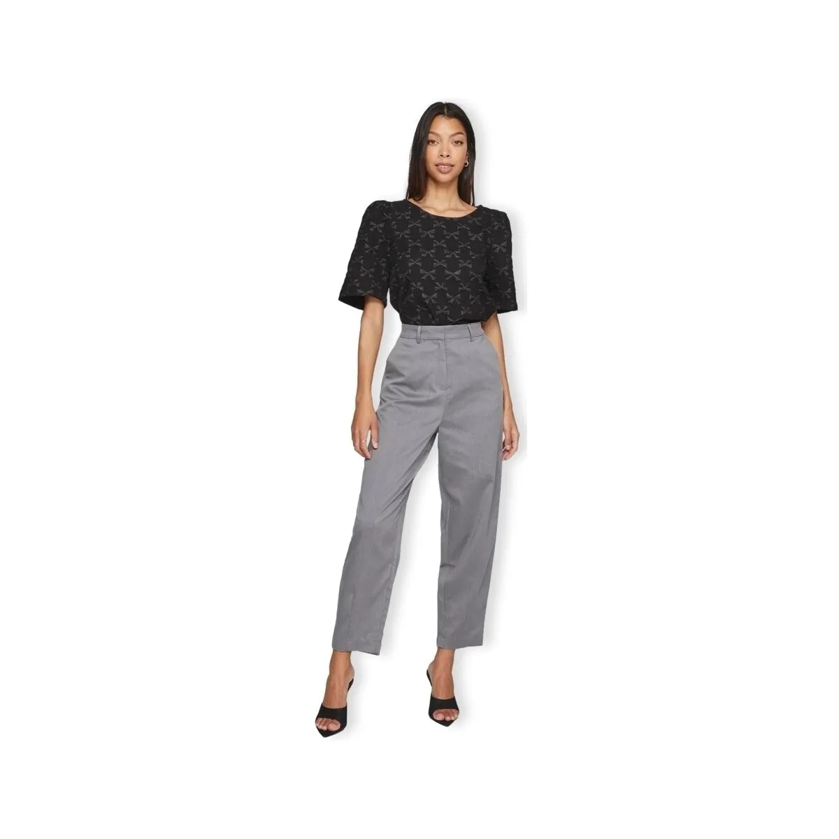 Naba Trousers 7/8 - Dark Grey