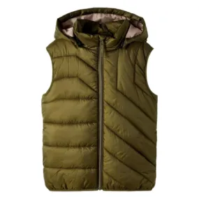 NAME IT MAXON VEST PB. Chaleco Niño. Olive Night.