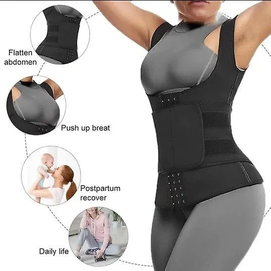 Neoprene sauna tummy control vest