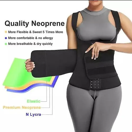 Neoprene sauna tummy control vest