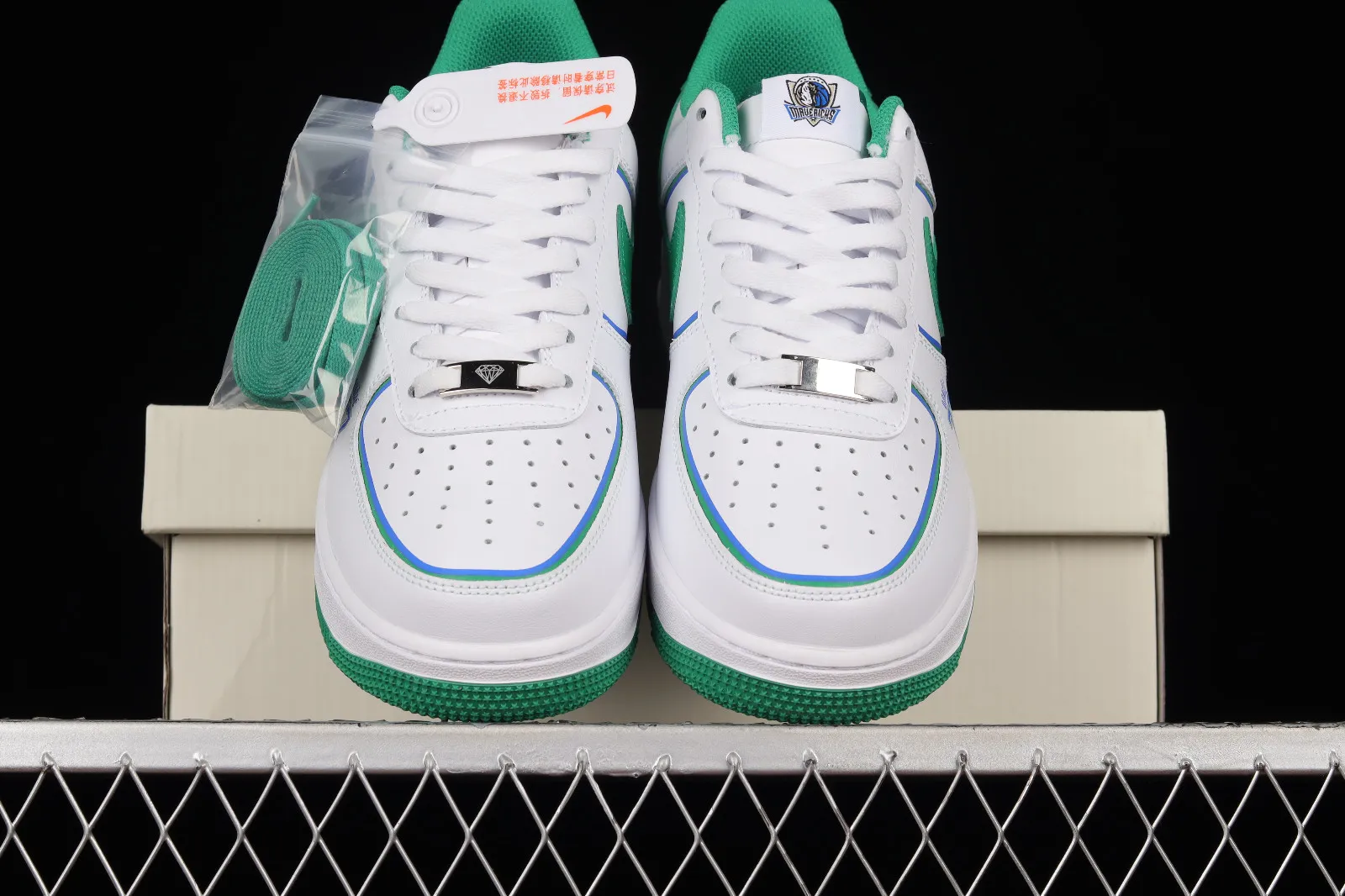 Nike Air Force 1 07 Low Dallas White Blue Green BS8856-112