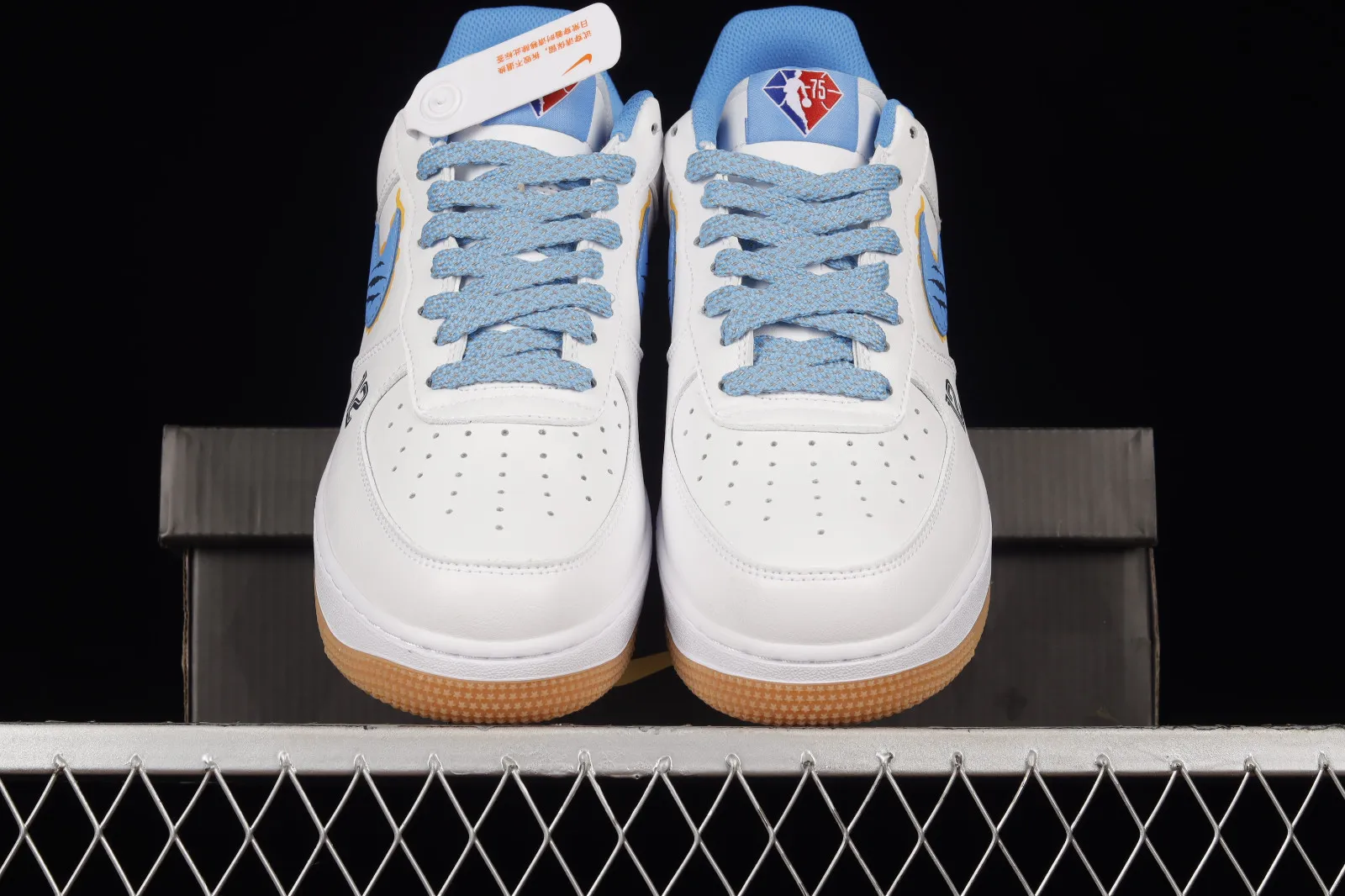 Nike Air Force 1 07 Low White Blue Yellow NH1412-992