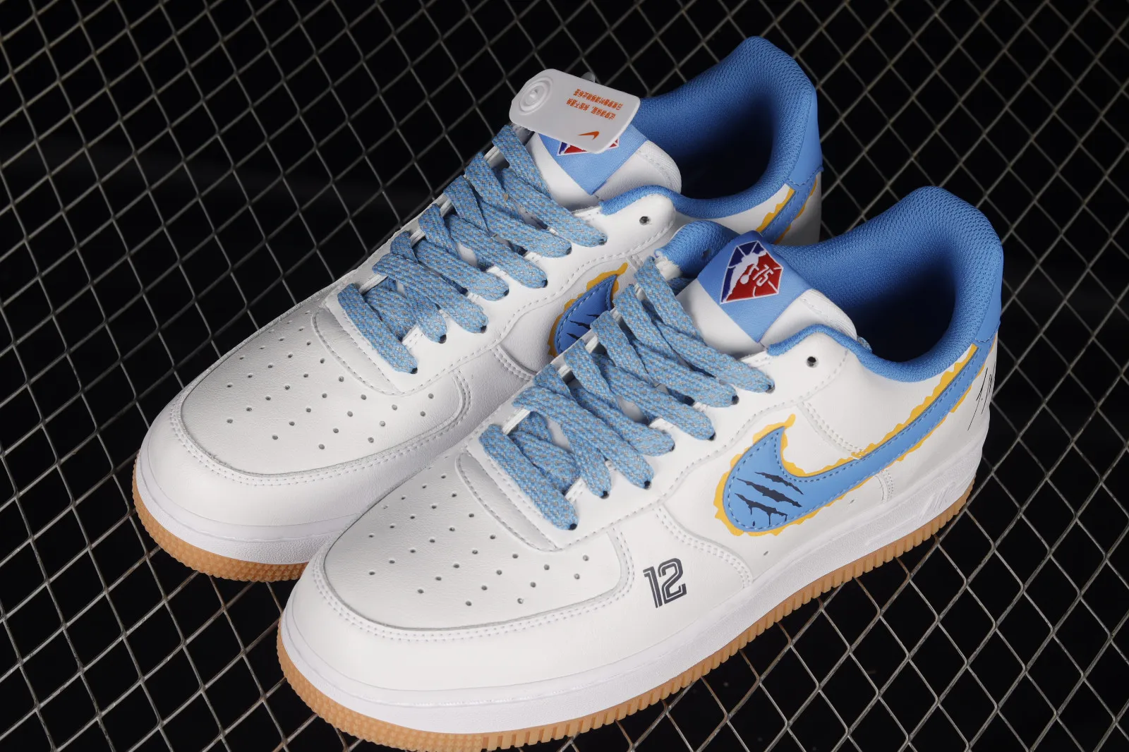 Nike Air Force 1 07 Low White Blue Yellow NH1412-992