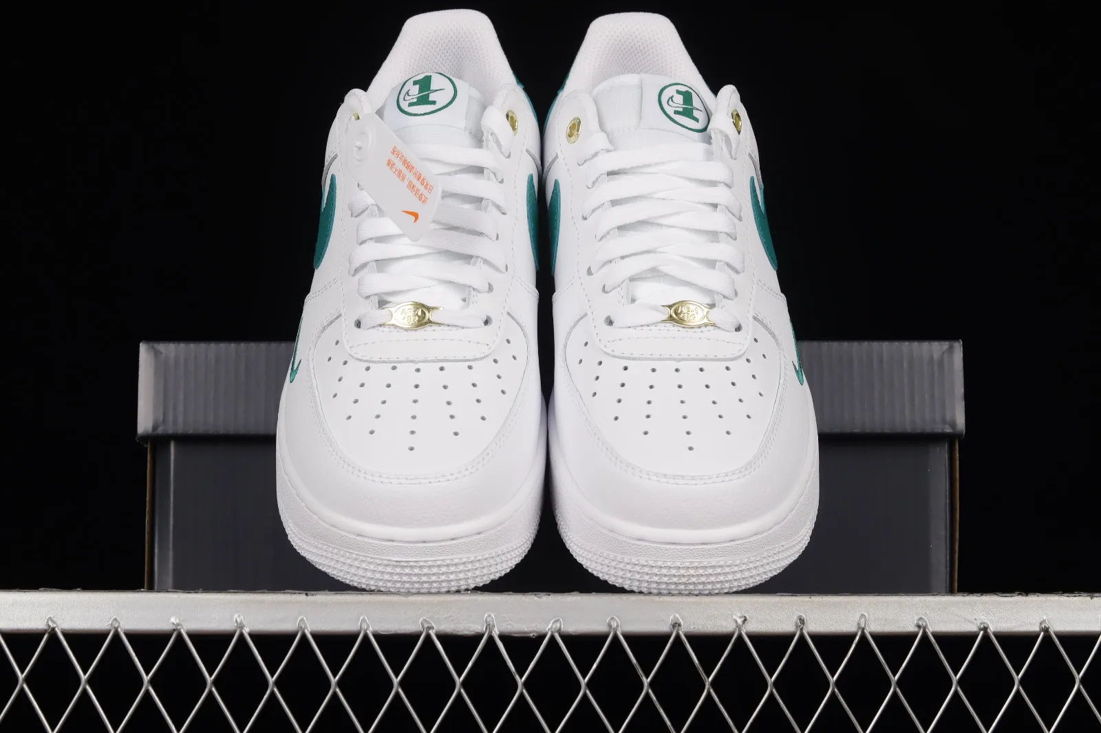 Nike Air Force 1 Low Sail Malachite White Metallic Gold DQ7658-101