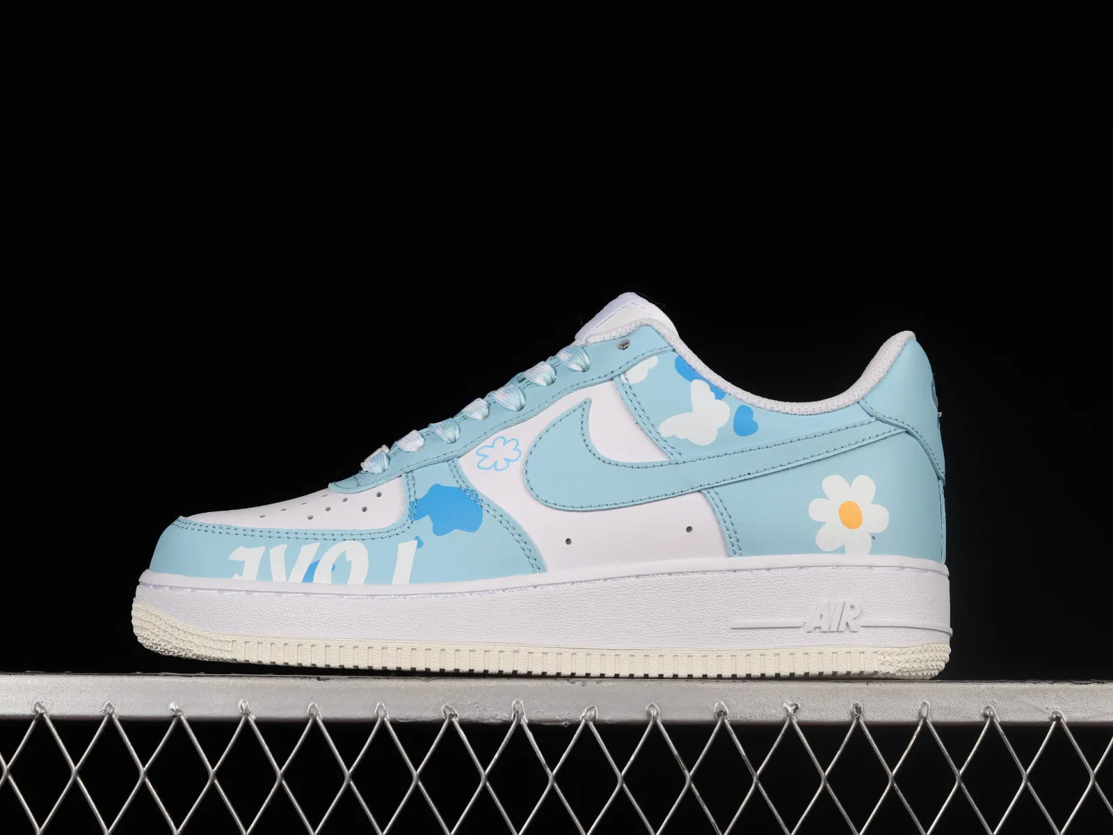 Nike Air Force 1 Low White Blue Flowers CW2288-661