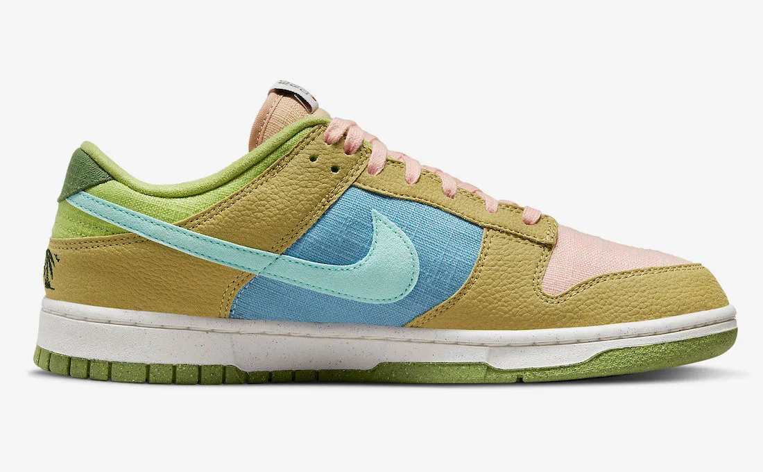 Nike SB Dunk Low Arctic Orange Sanded Gold Vivid Green DM0583-800