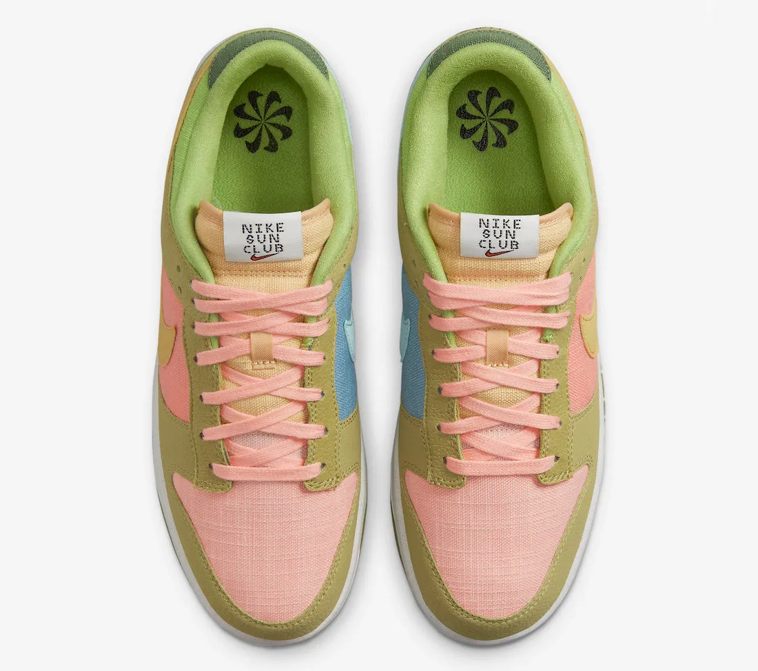 Nike SB Dunk Low Arctic Orange Sanded Gold Vivid Green DM0583-800