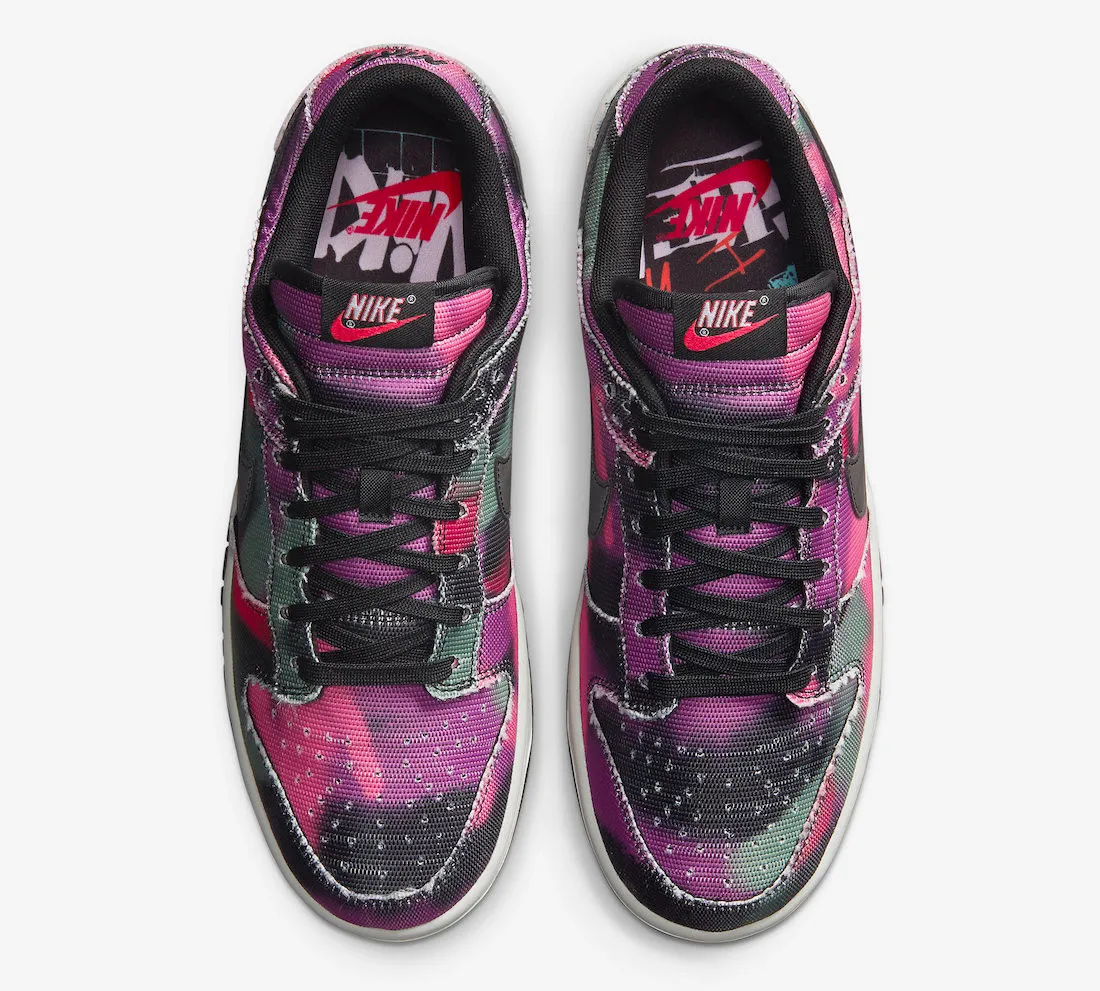 Nike SB Dunk Low Graffiti Pink Purple Black DM0108-002