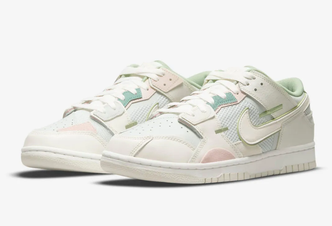 Nike SB Dunk Low Scrap Grey Haze Phantom Light Bone Oil Green DM0802-001