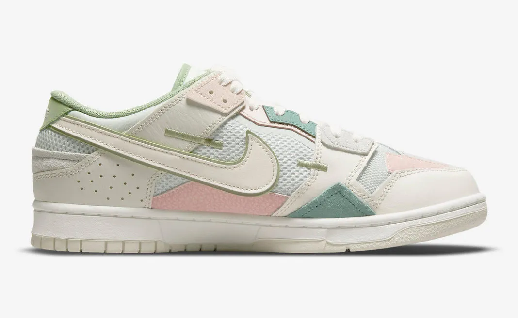 Nike SB Dunk Low Scrap Grey Haze Phantom Light Bone Oil Green DM0802-001