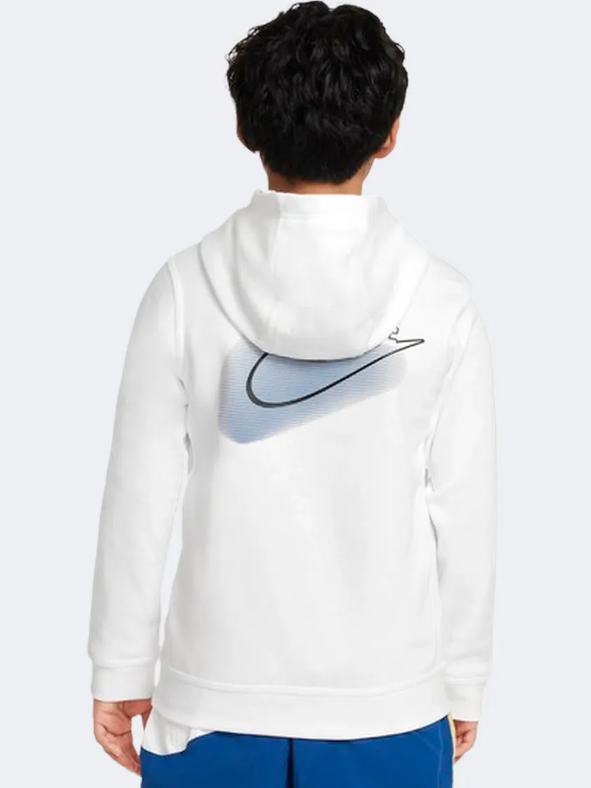 Nike Sportswear Standard Issue Fleece Boys Lifestyle Hoody White