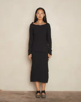 Noir Stretch Skirt