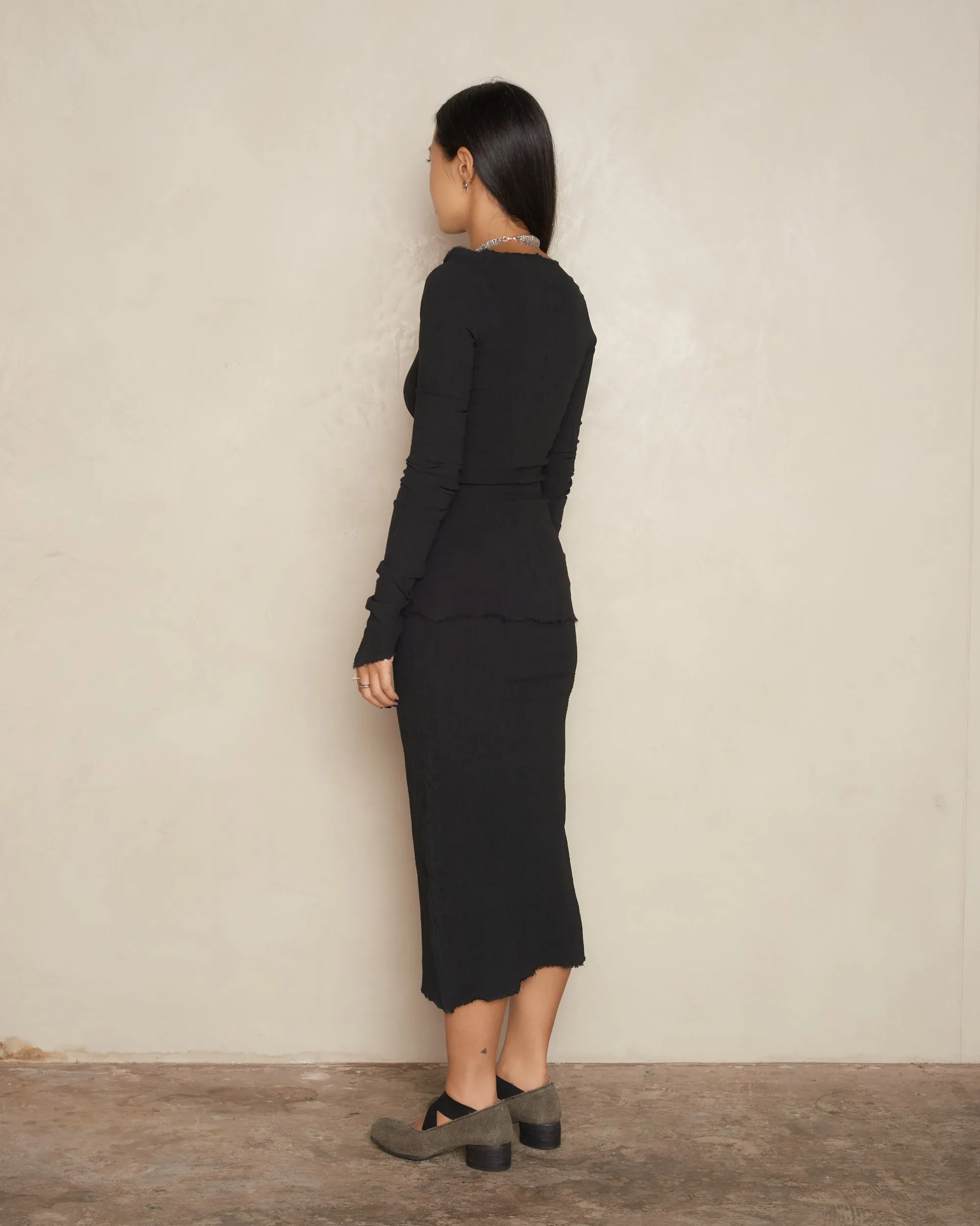 Noir Stretch Skirt