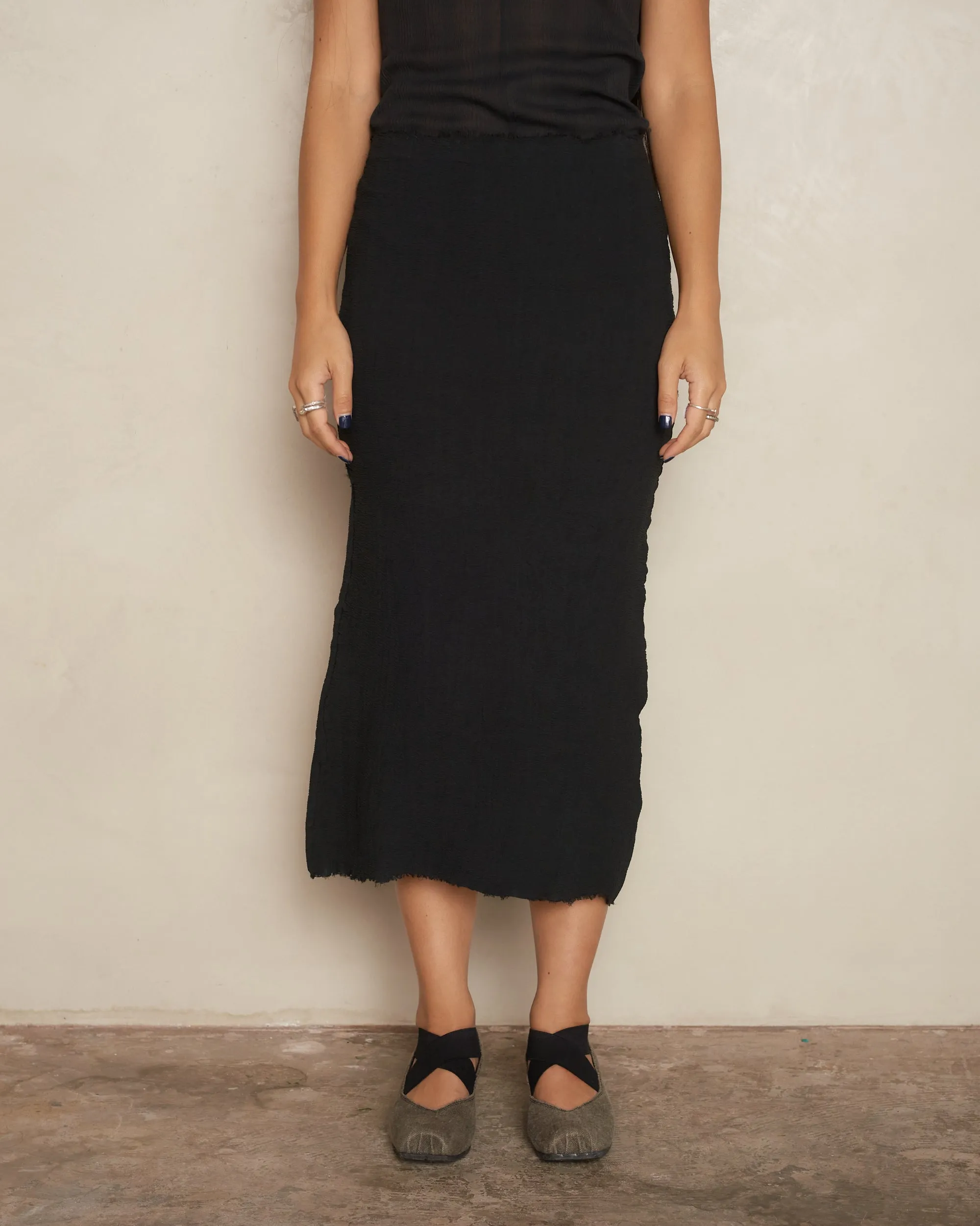 Noir Stretch Skirt