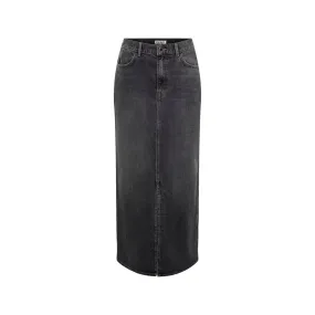 Noos Cilla Long Skirt - Washed Black