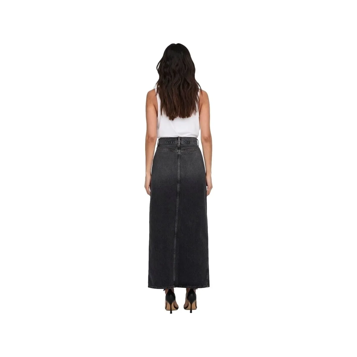 Noos Cilla Long Skirt - Washed Black