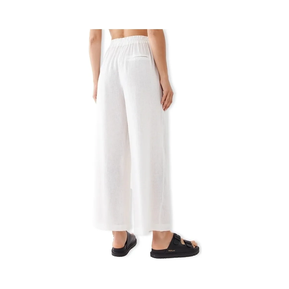 Noos Tokyo Linen Trousers - Bright White