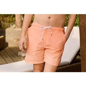 Orange stripes Men's swim short - BRENTAN