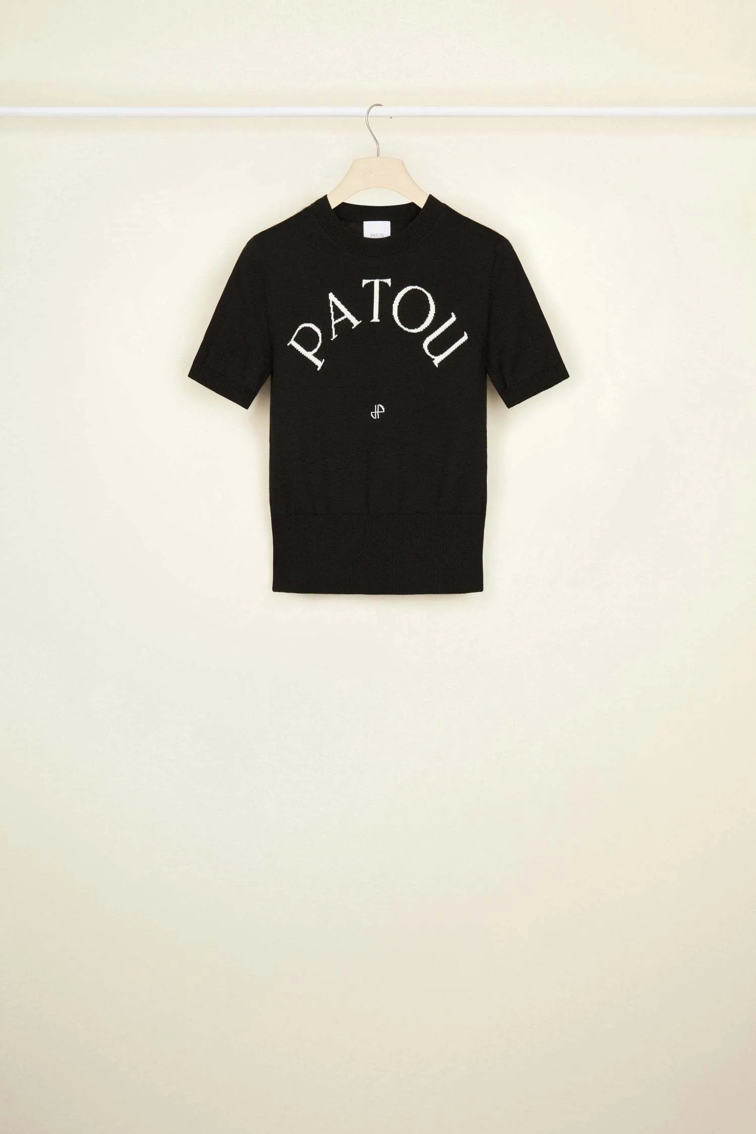 PATOU  |Crew Neck Casual Style Plain Cotton Short Sleeves