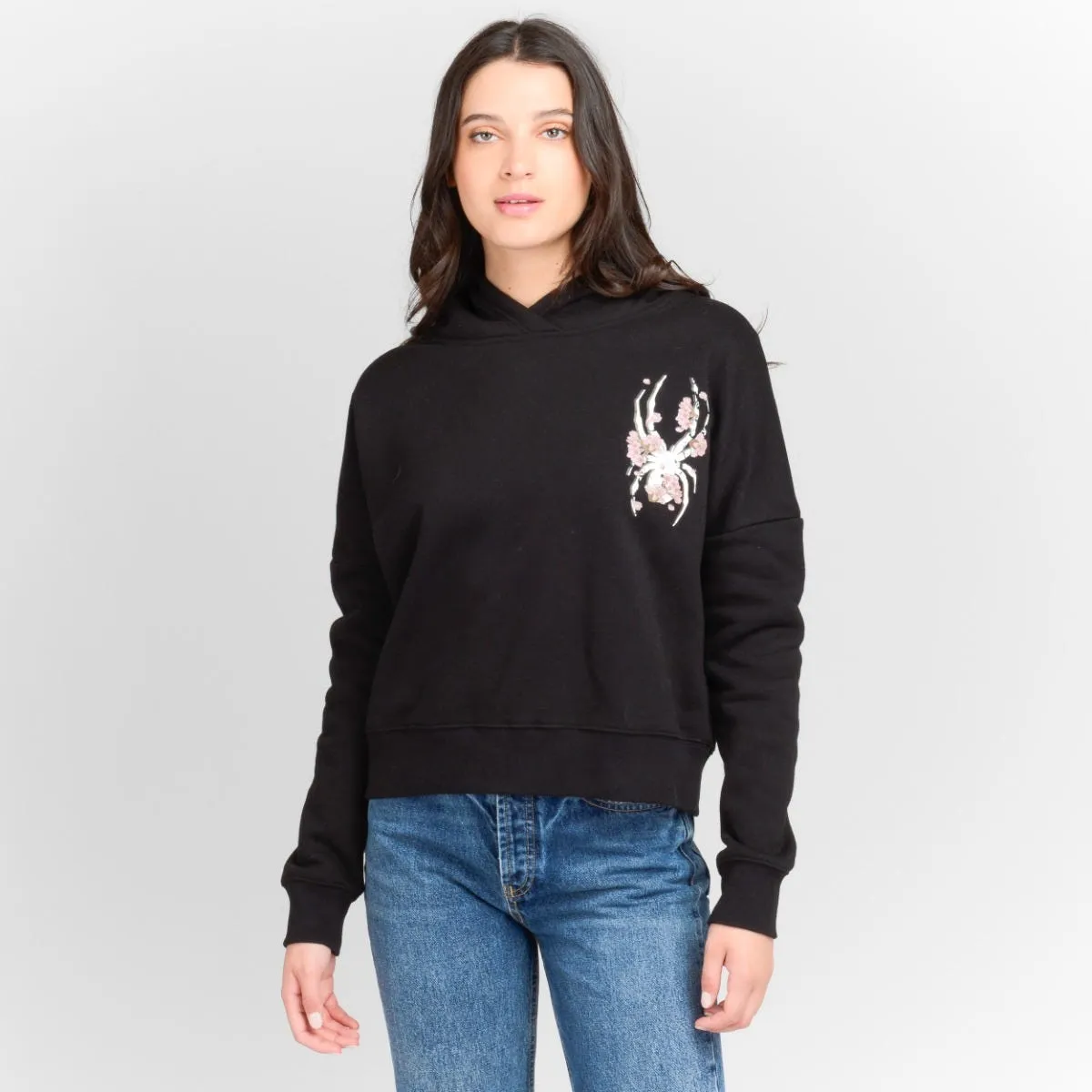 Polerón Urbano Mujer Spyder Hoodie Nordic Negro 