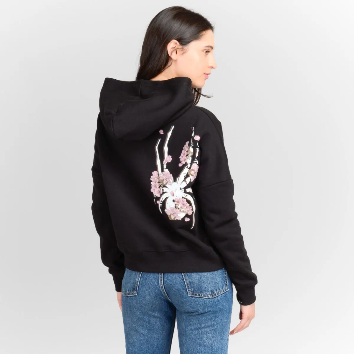 Polerón Urbano Mujer Spyder Hoodie Nordic Negro 