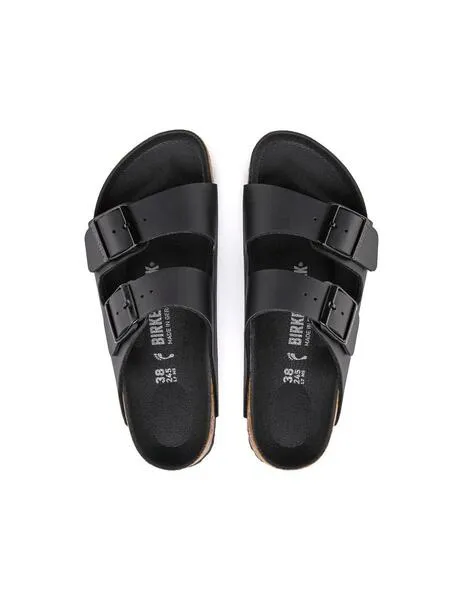 Sandalia Birkenstock Arizona plantilla negra mujer