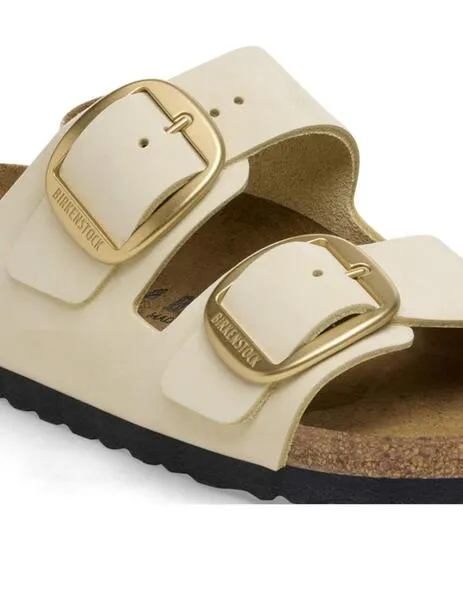 Sandalia Birkenstock Ecru Big Buckle mujer