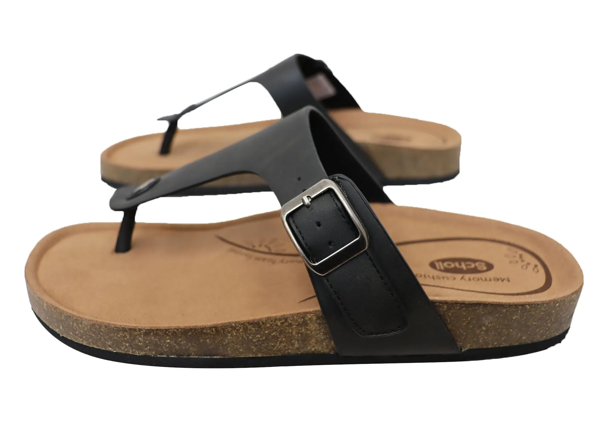 Scholl Orthaheel Brittany Womens Comfortable Thongs Sandals