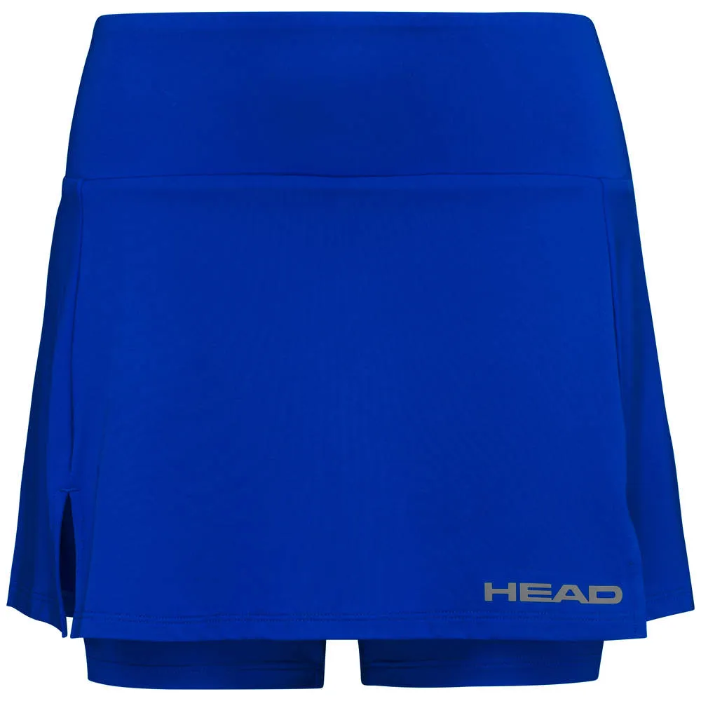 Short Tenis Mujer Head Club Basic Skort Azul