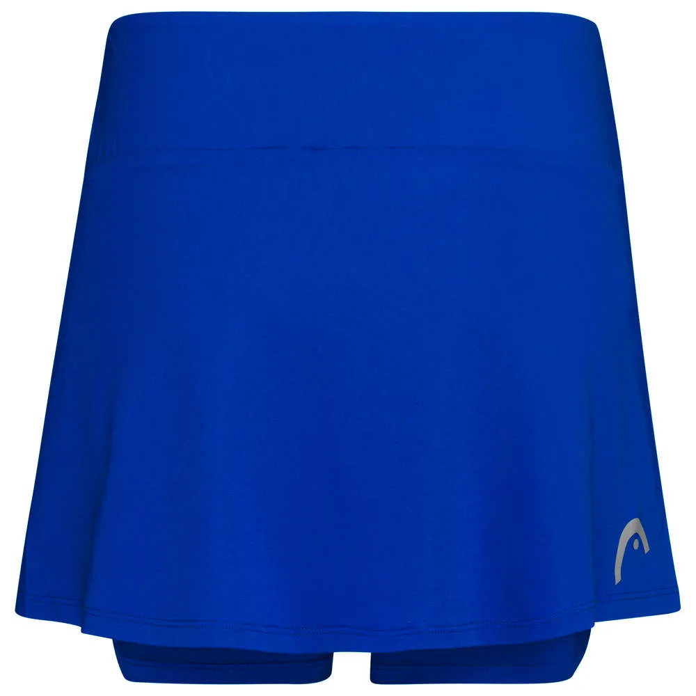 Short Tenis Mujer Head Club Basic Skort Azul